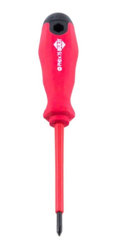 Bulit Insulated Screwdriver 1000V Phillips #0 X 75mm 0