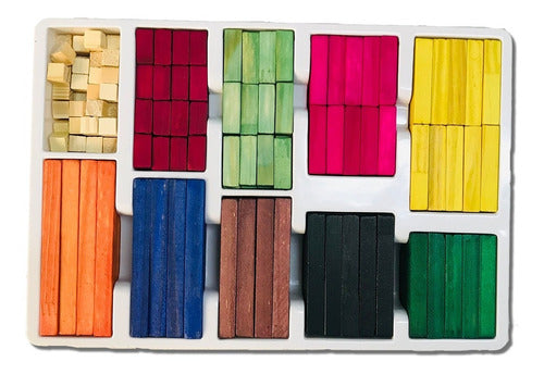 Wooden Blocks Set Fime 240 Pieces 1