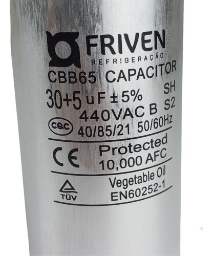 Capacitor 30+5uf 440v Duplo Friven 1