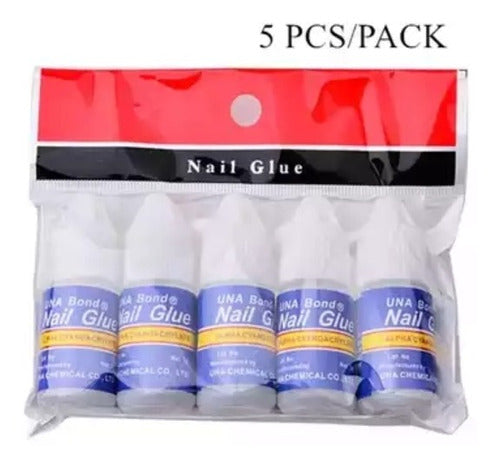 UNUBOND Pack of 5 Nail Glues - Excellent Quality 1