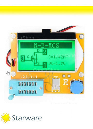 Atmegamult Tester Transistor Mosfet Tiristor Atmega Lcr-T4 Medidor 2