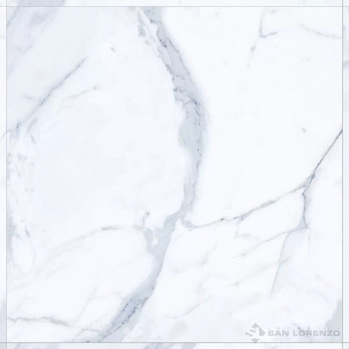 San Lorenzo Calacata Bianco Polished Porcelain Tile 56.7x56.7 4