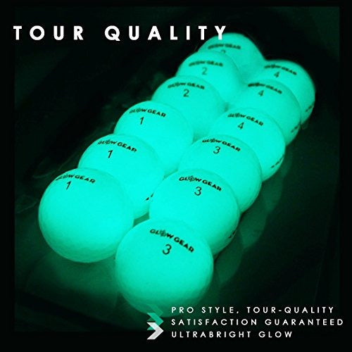 GlowGear Glowv2 Night Golf Balls (12-Pack) - Best Hitting Ultra Bright Glow Golf Ball 0