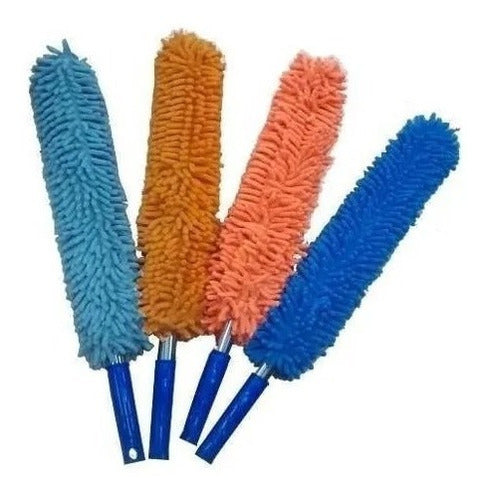 Max Tunning Microfiber Feather Duster with Metallic Handle 1