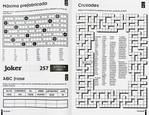 Perfil Joker Cruzadex N° 265 Marzo 2024 - 41 Juegos 1