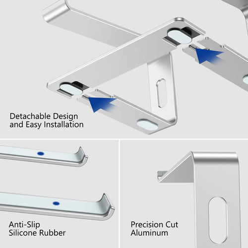 Soporte Portátil Aluminio Ergonómico Desmontable Compatible 4