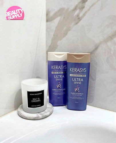 Kerasys Ultra Shine Purple Shampoo and Conditioner Kit for Blondes and Grays 4