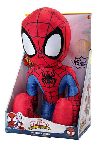 Marvel Hombre Araña Peluche Con 15 Sonidos Diferentes 0