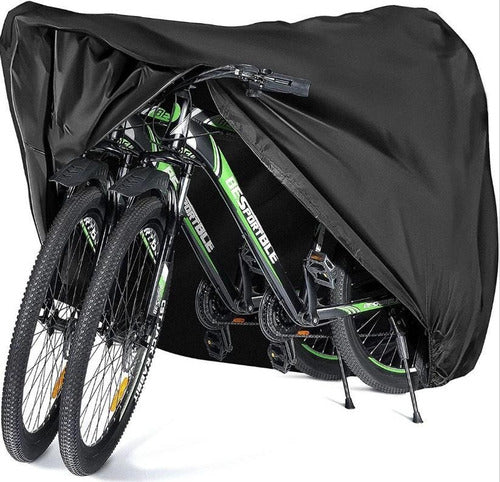 Funda Cubre Bicicleta Para Dos R29 Doble Silver Impermeable 0