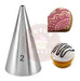 Wilton Smooth Writing Tip #2 for Pastry Decoration 0