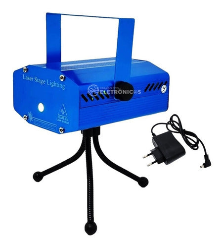 Canhão Laser Sd6m Jogo De Luz Led Projetor Raios Pontilhados 5