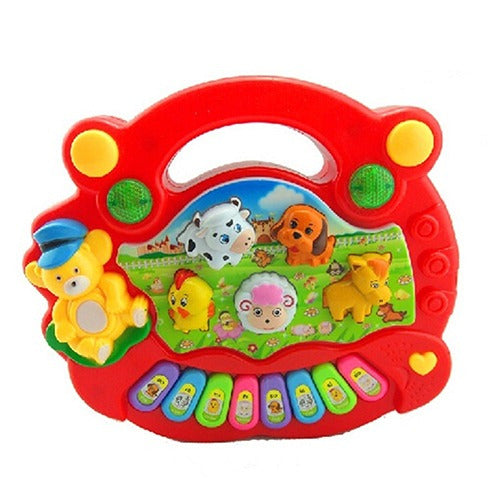 FunPlay 1pc Granja Música Piano Educativo Bebé Música Desarrollo Jug 1