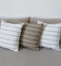 Set of 4 Plain or Striped Tusor Cushions of Your Choice 35