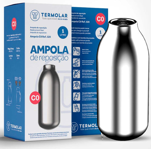 2 Ampolas De Reposição Termica 1l Magic Pump Lumina Termolar 1