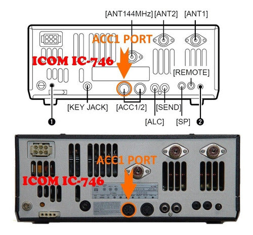 Interfaz Modos Digitales O Digimodos Para Icom Con Plug Din8 4