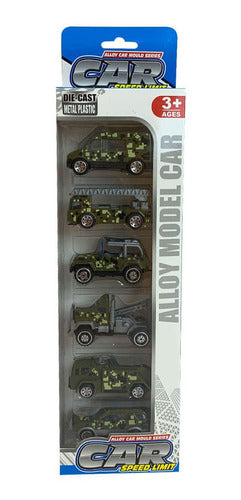 El Mundo del Juguete Set of 6 Die Cast Military Defense Cars 0