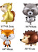 Globos Pack 145 Piezas Animales Del Bosque 3