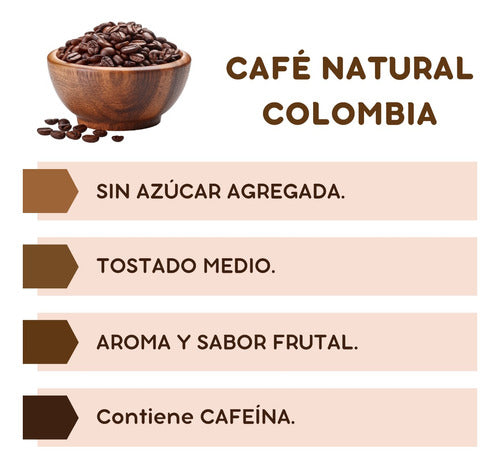 La Casa del Café Café En Grano Natural 500gr Variedad Colombia - Arábica 2