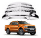 Chrome Door Handle Covers for Ford Ranger 2012-2019 - Free Shipping 0