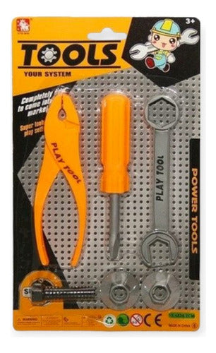 Tools Juguete Set De Herramientas Pinza Y Accesorio Blister 0