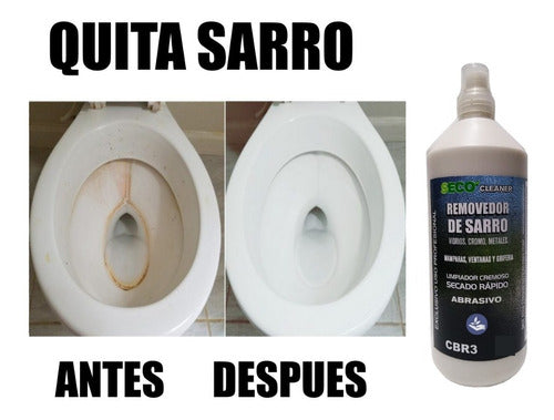 SECO CLEANER Quita Sarro Baño 250 Ml Seco Losa Inodoro Bidet Bañadera 1