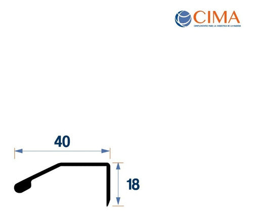 Grupo Euro Class Delta Handle Profile 3m 2