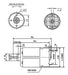 Chgimposs Rs550 Dc Motor 8.2mm 21 V, 29800 Rpm 2