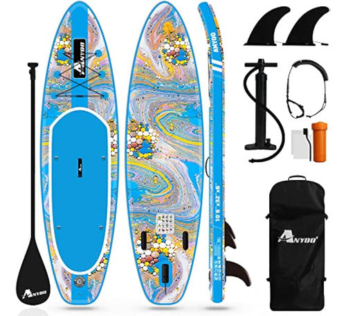 Anyoo Inflatable Paddle Board 10 Feet 6 Inches 0