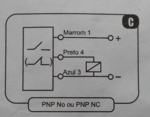 Sensor Inductivo M18 No Rasante 8 Mm Na0-30 Vcc Npn 300 Ma 2