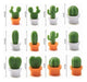 XMKAISITE 3D Small Succulent Cactus Magnets - Set of 12 1