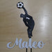 Cortantes Mandy Caketopper De Futbol Personalizado Con Nombre Ver Foto 4