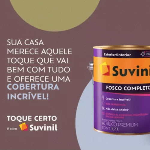 Tinta Toque Fosco Completo 3,2l Cor Verde Limâo 1