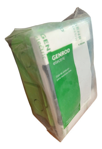 Cajas Para Térmicas Din  Embutir Genrod 4 Bocas X4 0