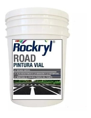Road Marking Paint Rockryl Yellow White Grey 4 Liters 0