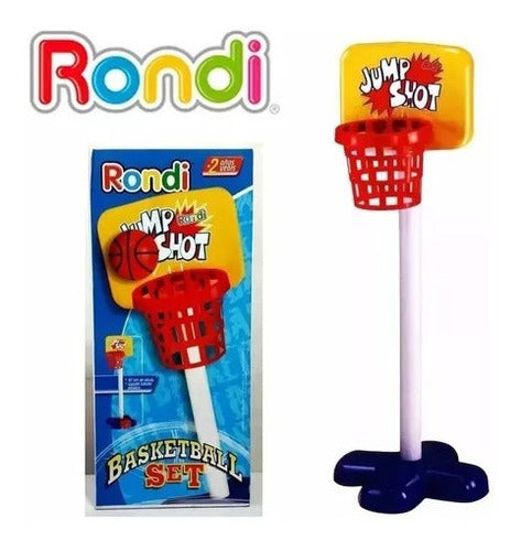 Basketball Basket Set Rondi Aro Regulable Juegos Deportes 1