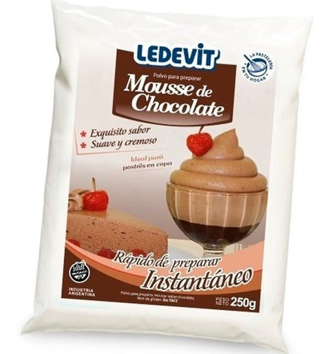 Ledevit Chocolate Mousse Powder Ready to Whip 250g 0