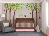 Luckkyy Grandes Cinco Arboles Pegatinas De Pared Bosque Pap 1