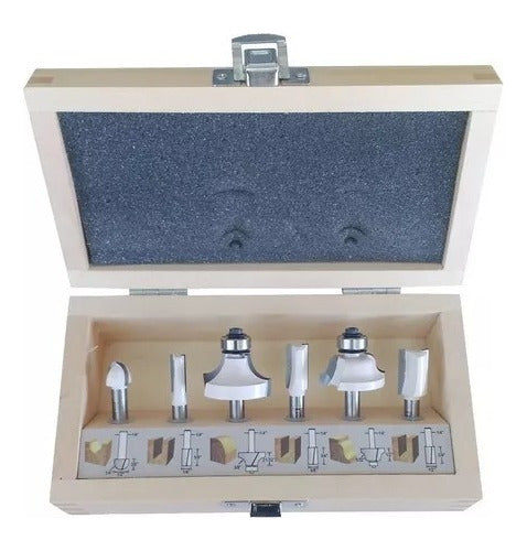 Makita Professional Wood Router Bit Set 6 Pieces 53578 0