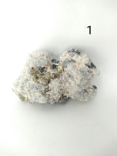 Druzy Quartz Pyrite Galena - Ixtlan Minerals 1