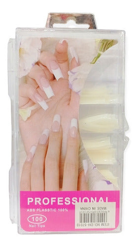 Bazar Hu Professional Fake Nails - 100 Units 0