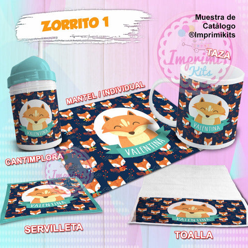 Imprimi Kits Garden Fox Sublimation Design Set 1