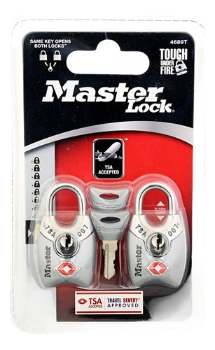 Master Lock TSA Approved 25mm Locks - 2 Pack for Luggage 0