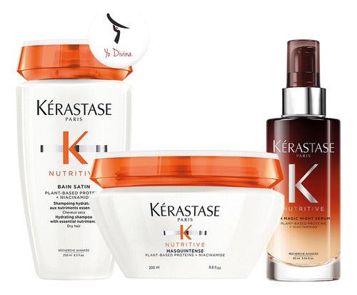 Kérastase Nutritive Bain + Masquintense + 8hr Serum 0