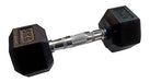 5 Kg Hexagonal Rubber-Coated Dumbbell 0