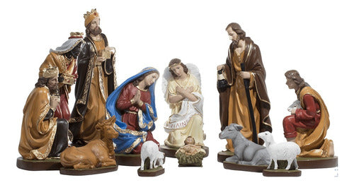 Pesebre Navidad 18 Piezas En Yeso 20 C/u Aproximado 0