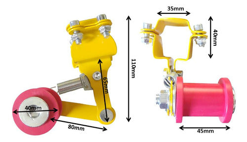 Tensor Esticador Automático Corrente De Ferro Motocicleta 2