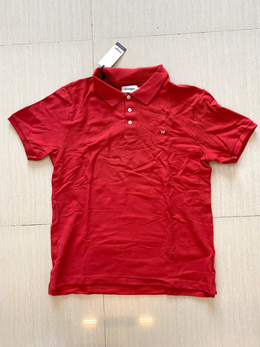 Wrangler Red Polo Pique for Men - Size L (Unused) 2