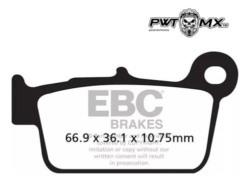 EBC Rear Brake Pad FA367R for Honda NX XR CR YZ KX DR 2