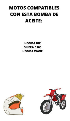 Bomba Aceite Honda Biz C105 Wave Nf 100 Vini Original Ourway 1