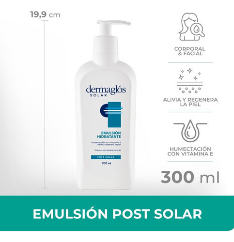 Dermaglós Post Solar Emulsión Hidratante Reparadora 2